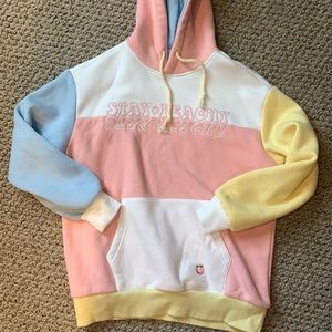 Stay Peachy (YouTuber) Colorblock Sweatshirt